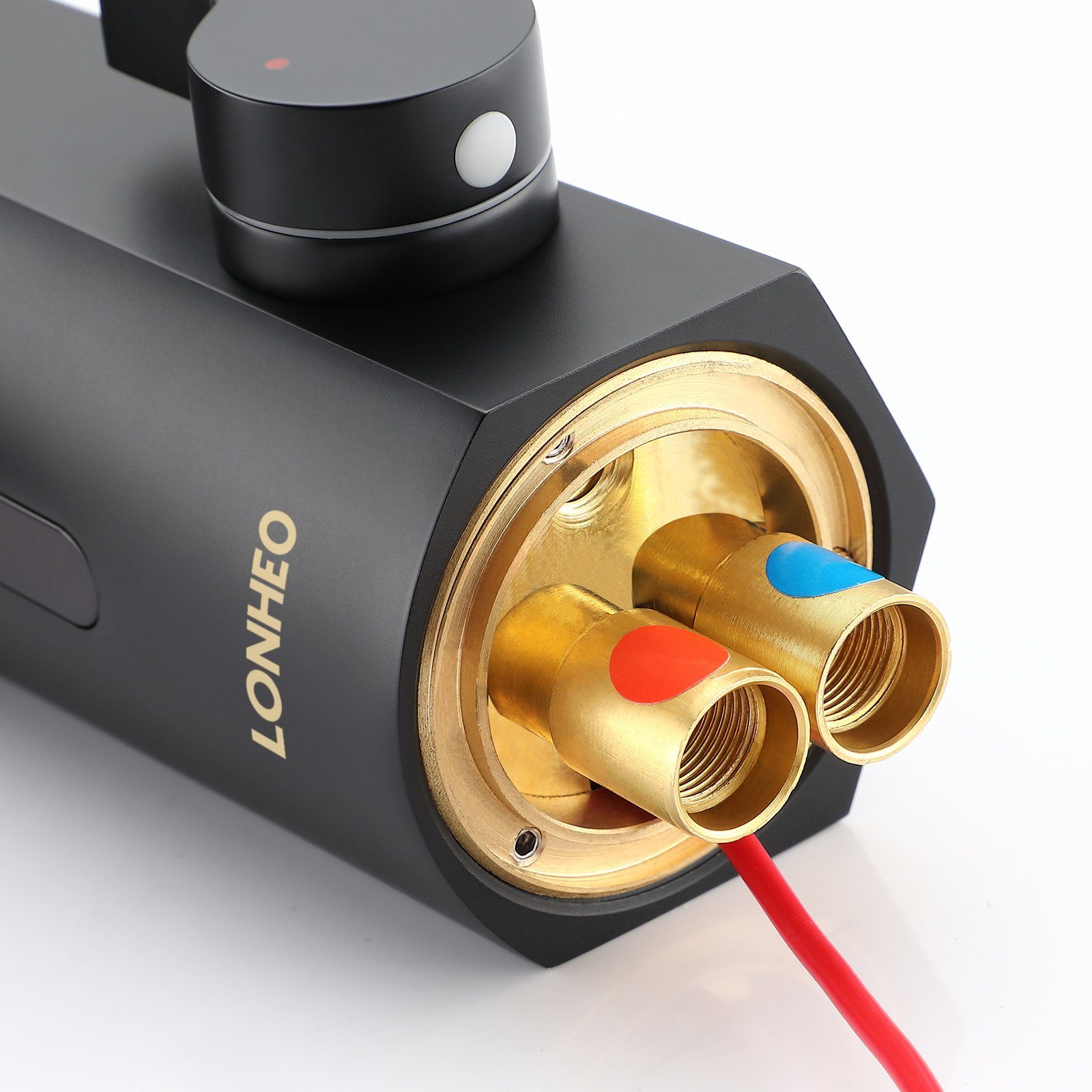 Auralum Waschtischarmatur Lonheo Infrarot Sensor Wasserhahn Bad Armatur, Automatisch Induktion