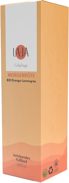 Laja Morgenröte Belebendes Fussbad Lemongras Fußbad