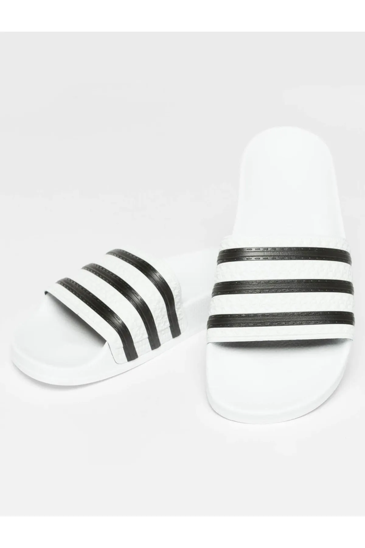 adidas  Pantolette - Weiß - Flacher Absatz