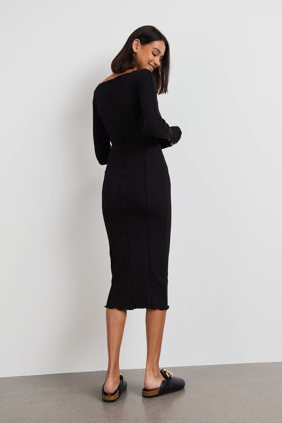Blair rib skirt