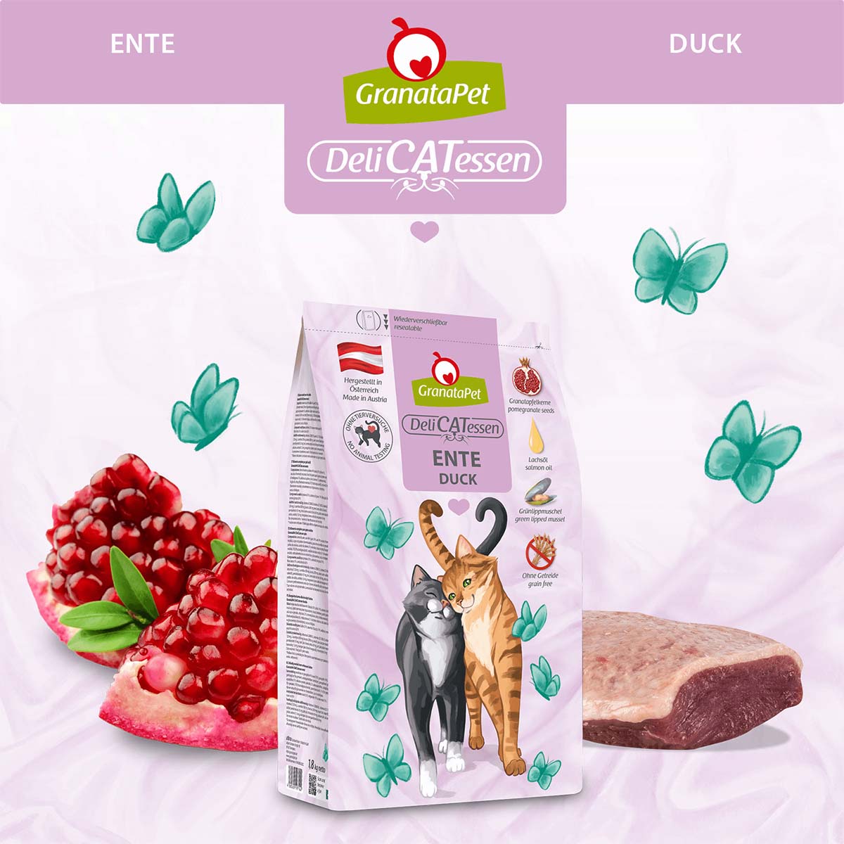 GranataPet DeliCatessen Trockenfutter Ente Adult