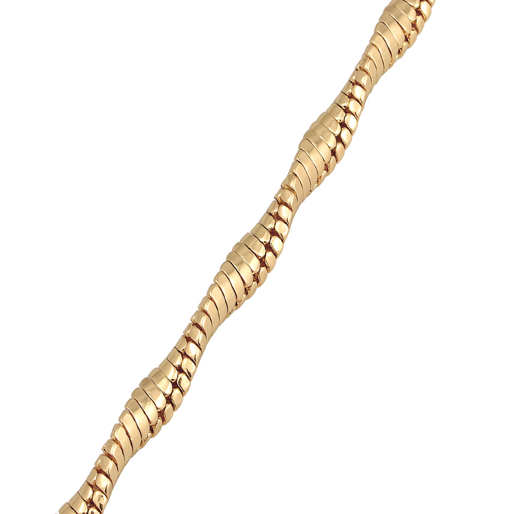 Elli Elli Collier Femmes Cordon Torsadé Basique Couleur Or Bijoux