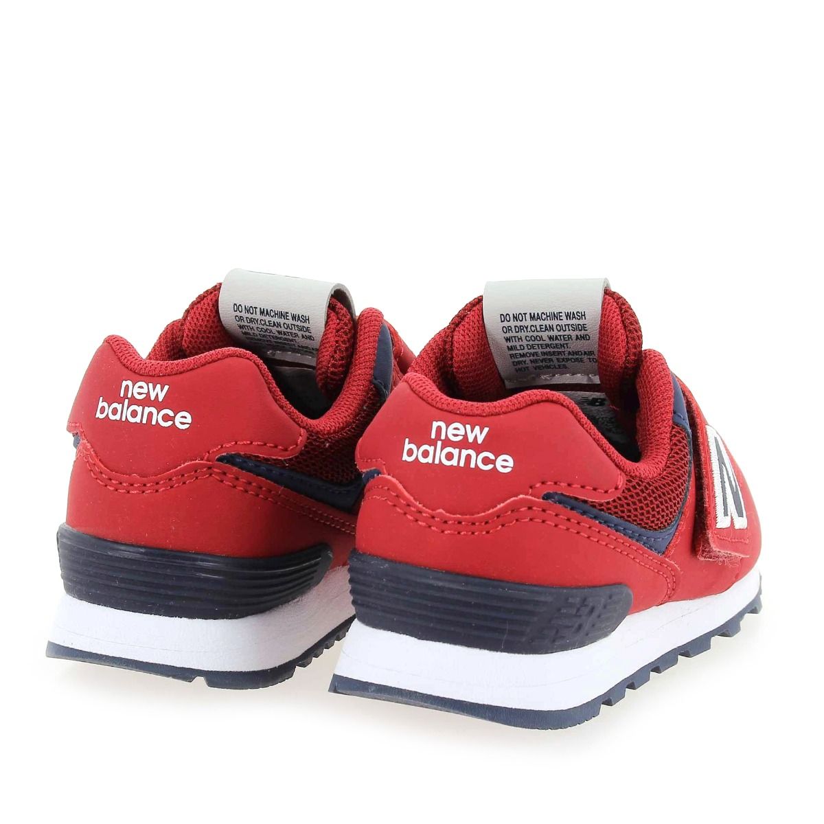 New Balance  IV574 VELCRO - rouge marine