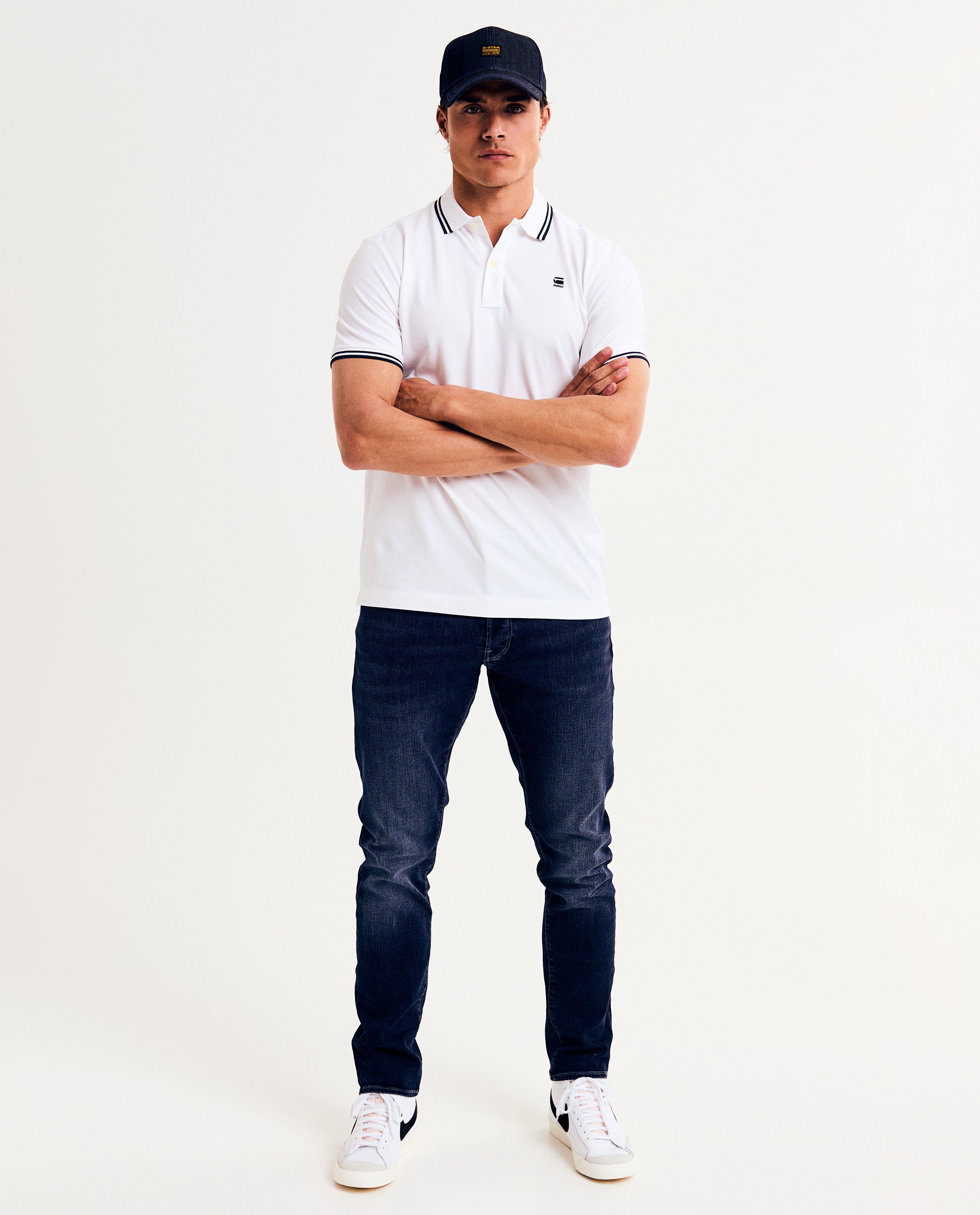 Blugi G-star albastru închis, croială slim fit albastru închis