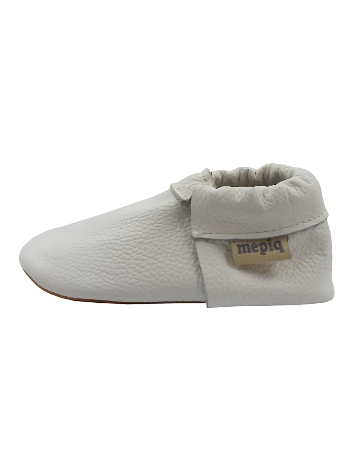 Yalion Baby Leder-Krabbelschuhe in Weiß günstig kaufen