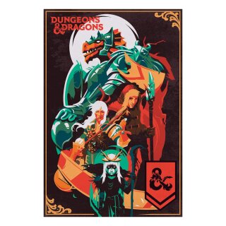 Dungeons & Dragons Poster - Champions and Worriors