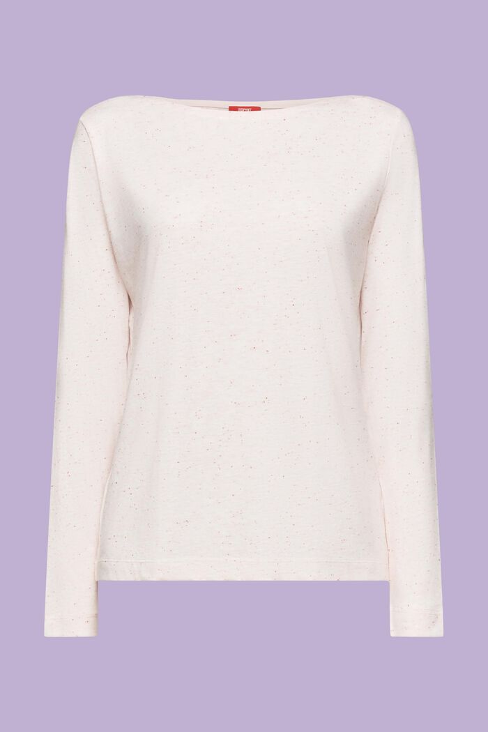 Longsleeve mit weitem Ausschnitt