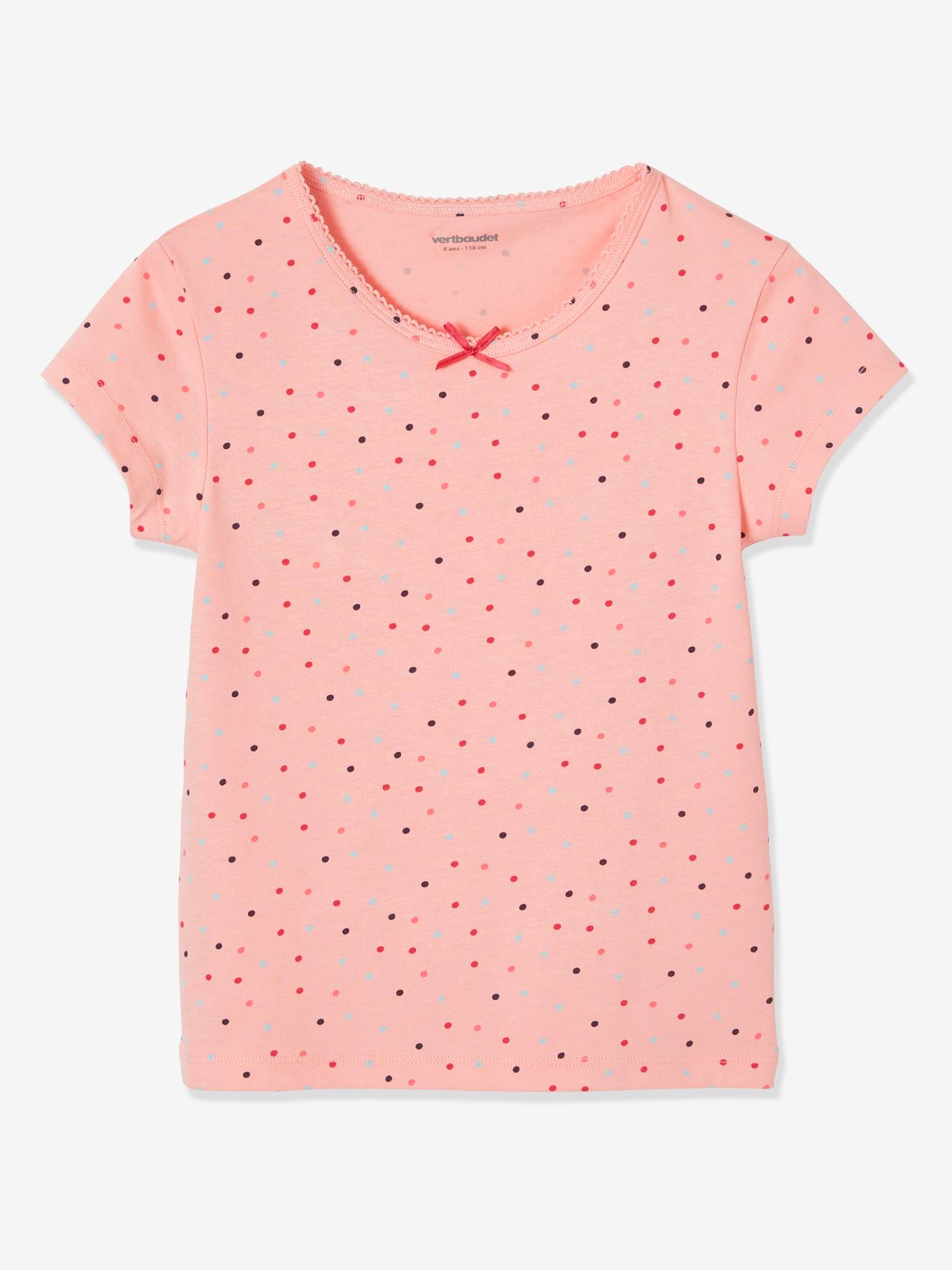 Lot de 3 t-shirts manches courtes fille Dream BASICS lot ivoire