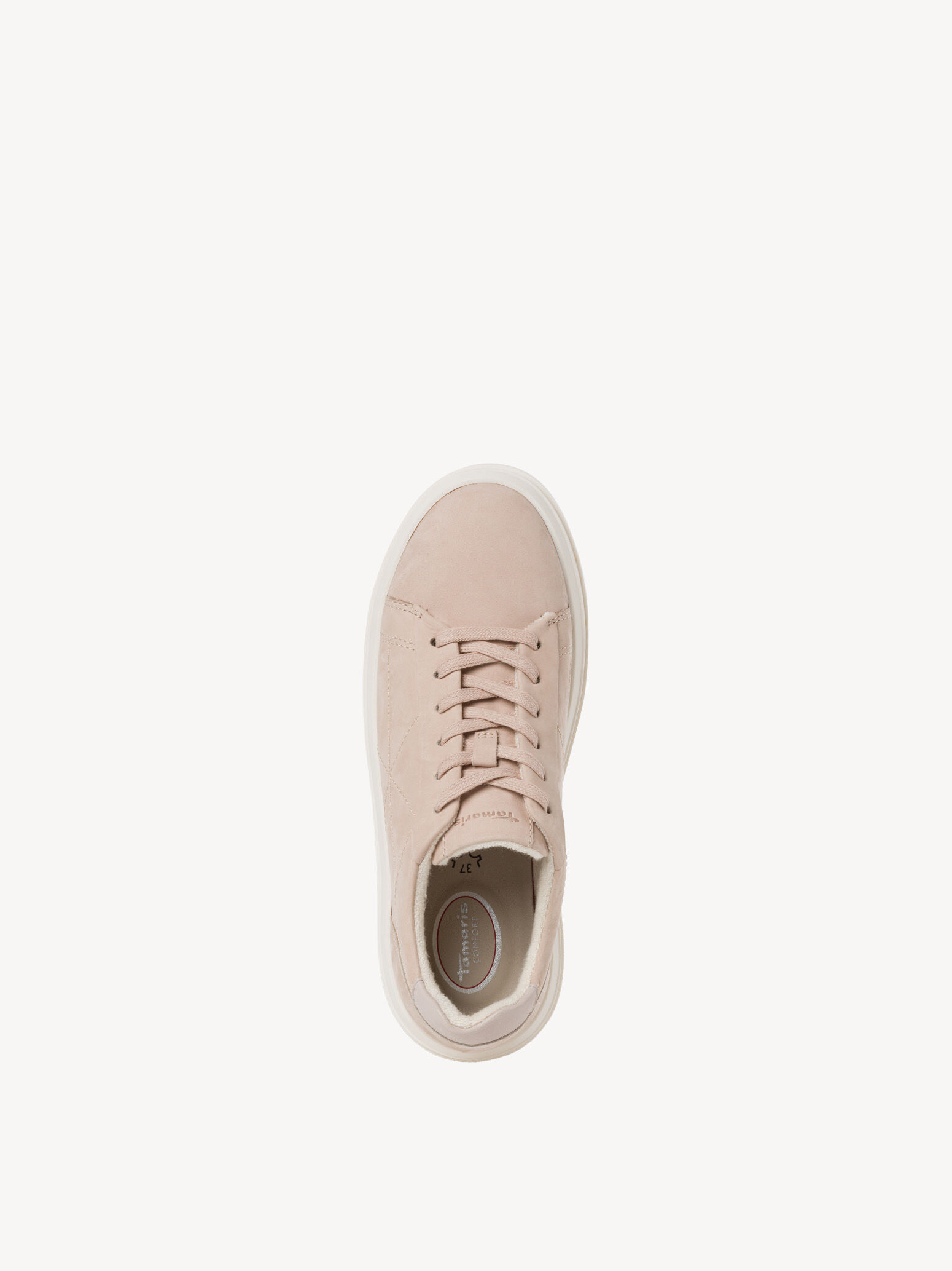 Basket en cuir - rose