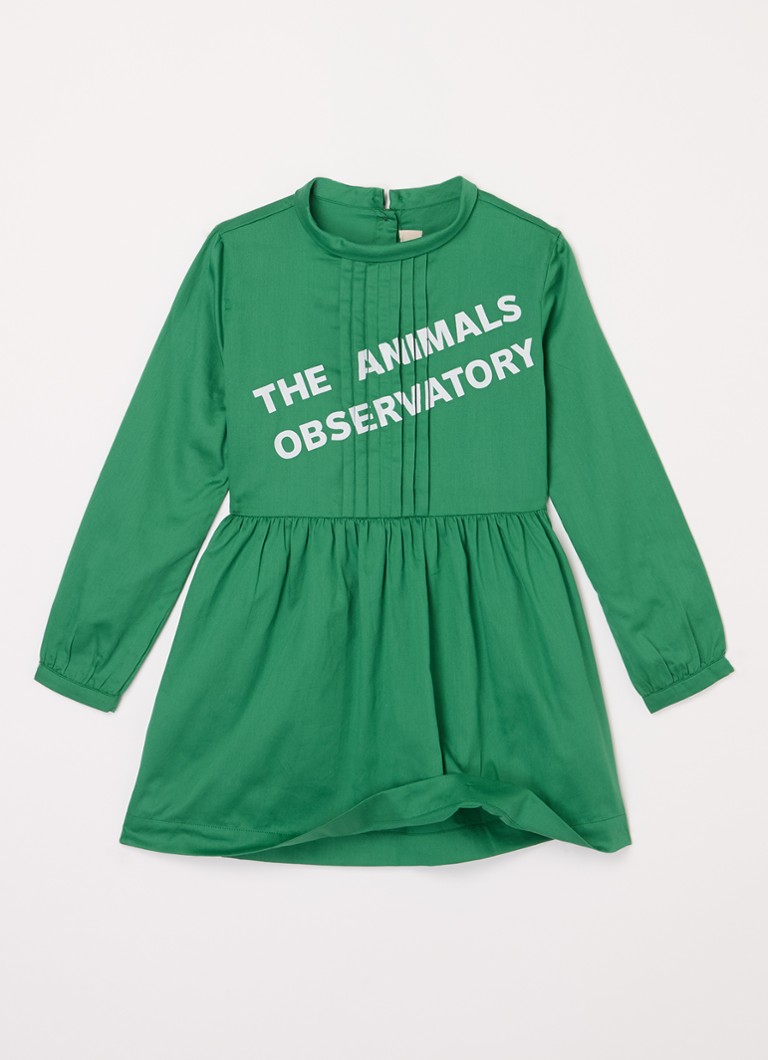 The Animal Observatory Tortoise tunic dress with back print