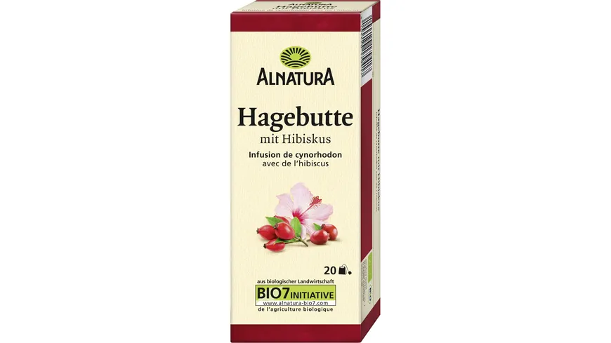 Alnatura Bio Hagebuttentee mit Hibiskus 45 g
