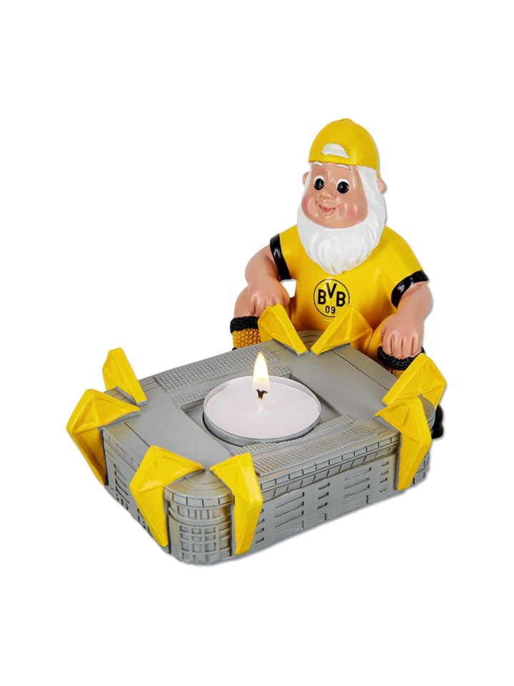 BVB BVB Gartenzwerg mit Teelicht in Mehrfarbig günstig kaufen 15 cm