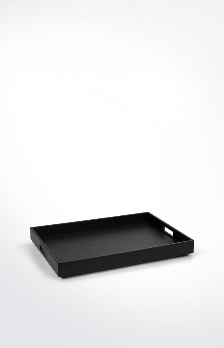 Großes Tablett Homeline, Schwarz