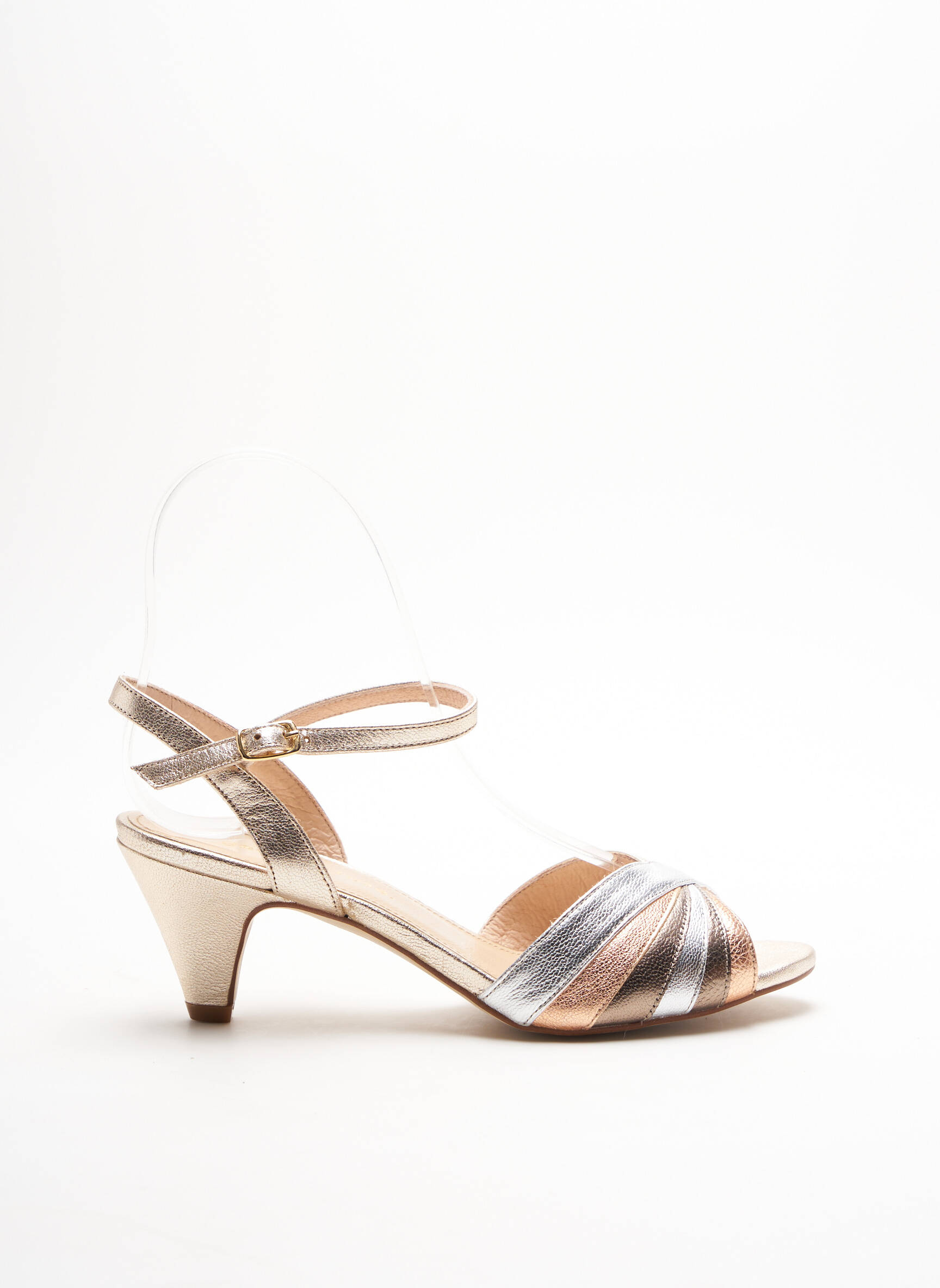 Georgia Rose Sandales Nu Pieds Femme couleur gris