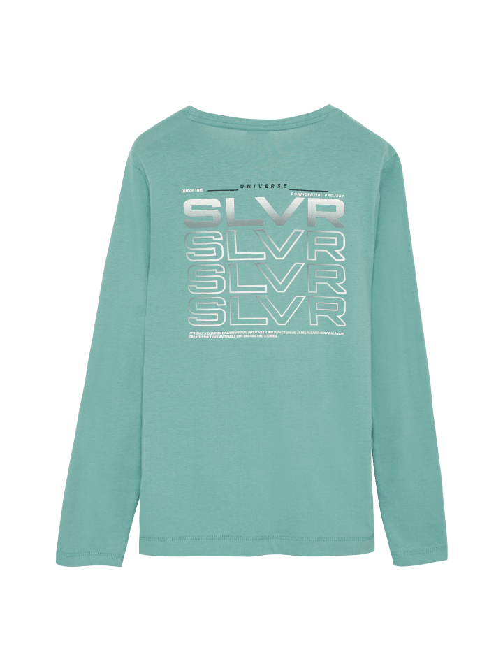 s.Oliver T-Shirt langarm in Petrol günstig kaufen