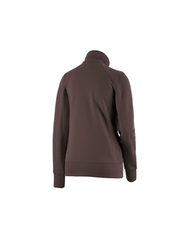 e.s. Sweatjacke poly cotton, Damen