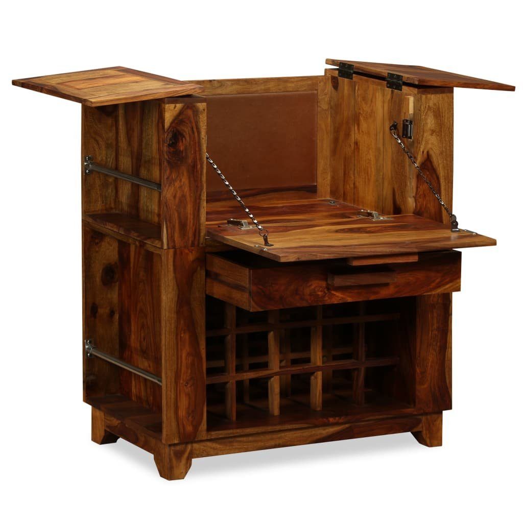 vidaXL Barschrank Barschrank Massivholz 85x40x95 cm