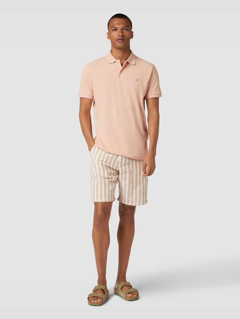 Bermudas mit Streifenmuster Modell 'BRODY' in offwhite