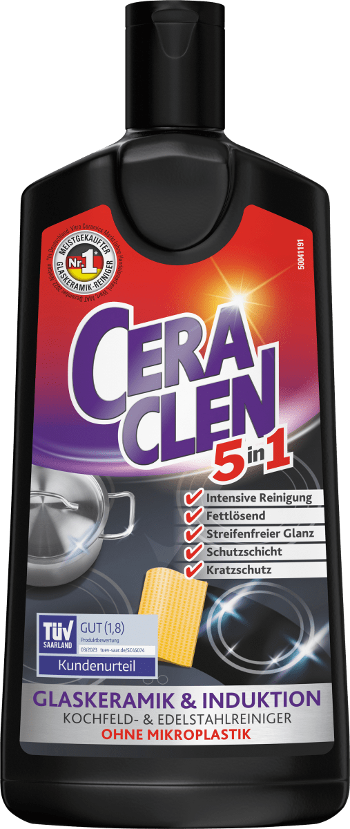 Glaskeramikreiniger & Induktionsreiniger 3-in-1, 200 ml