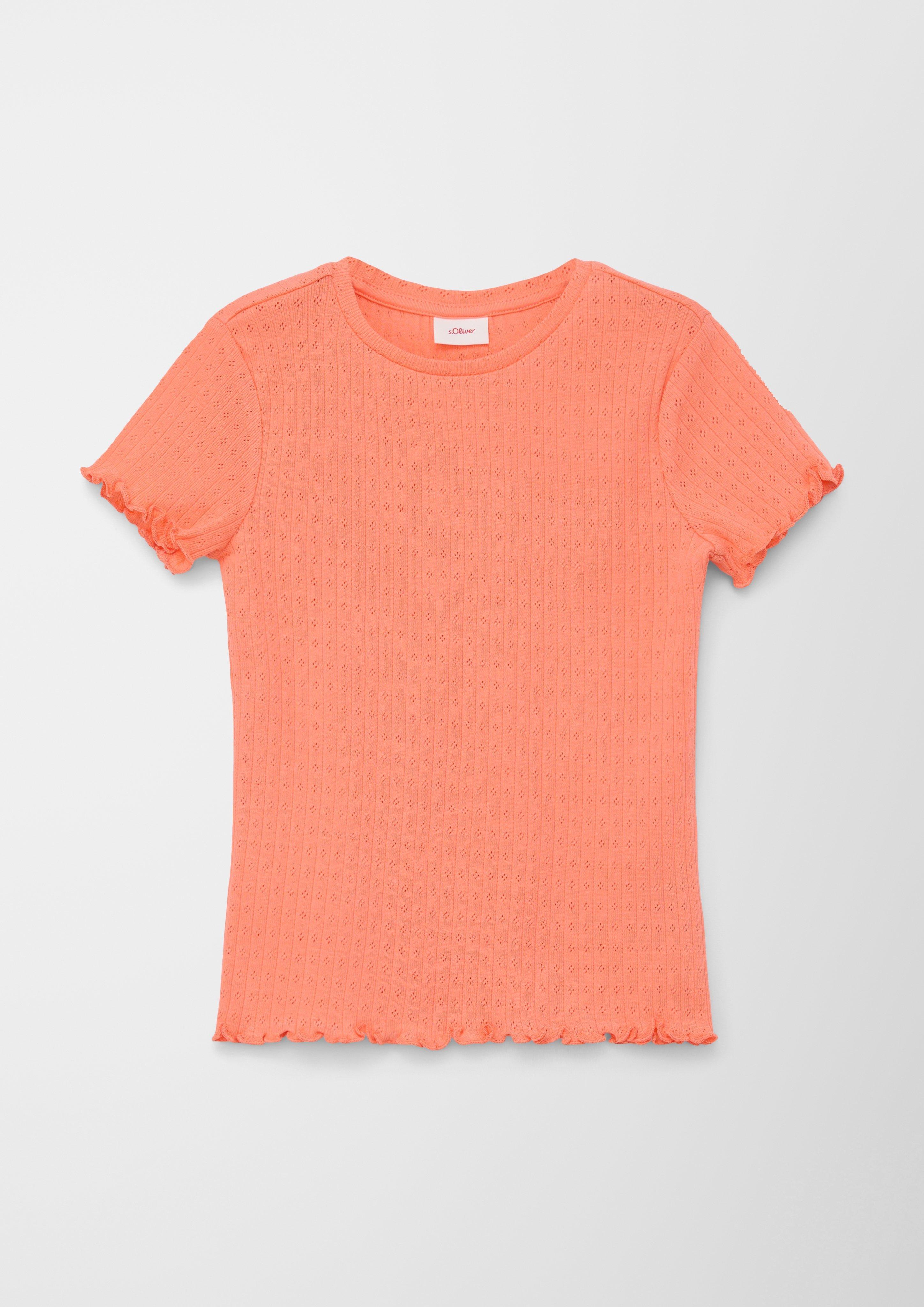 Strickshirt mit Ajourmuster  2127426-2034