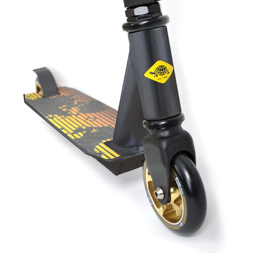 SCOOTER SCHILDKRÖT STUNT SCOOTER UNTWIST, DESIGN: FIRE, WERTIGER STUNT SCOOTER MIT ALU-FE