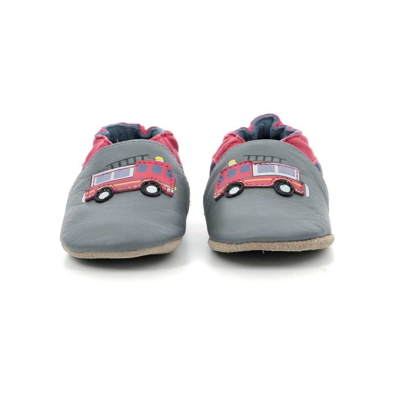 Chaussons cuir tannage vegetal Emergency Fire