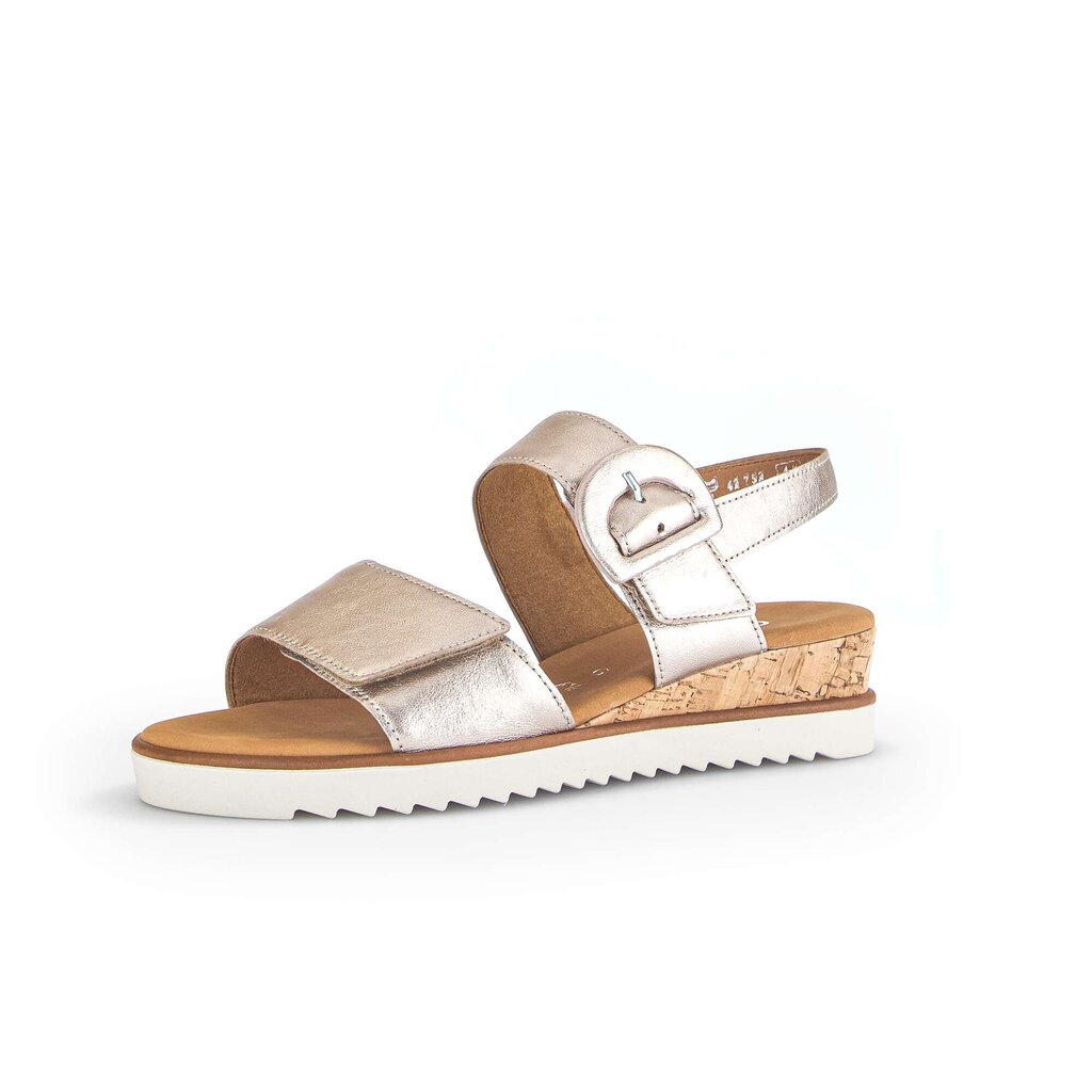 Gabor comfort Keilsandalette gold
