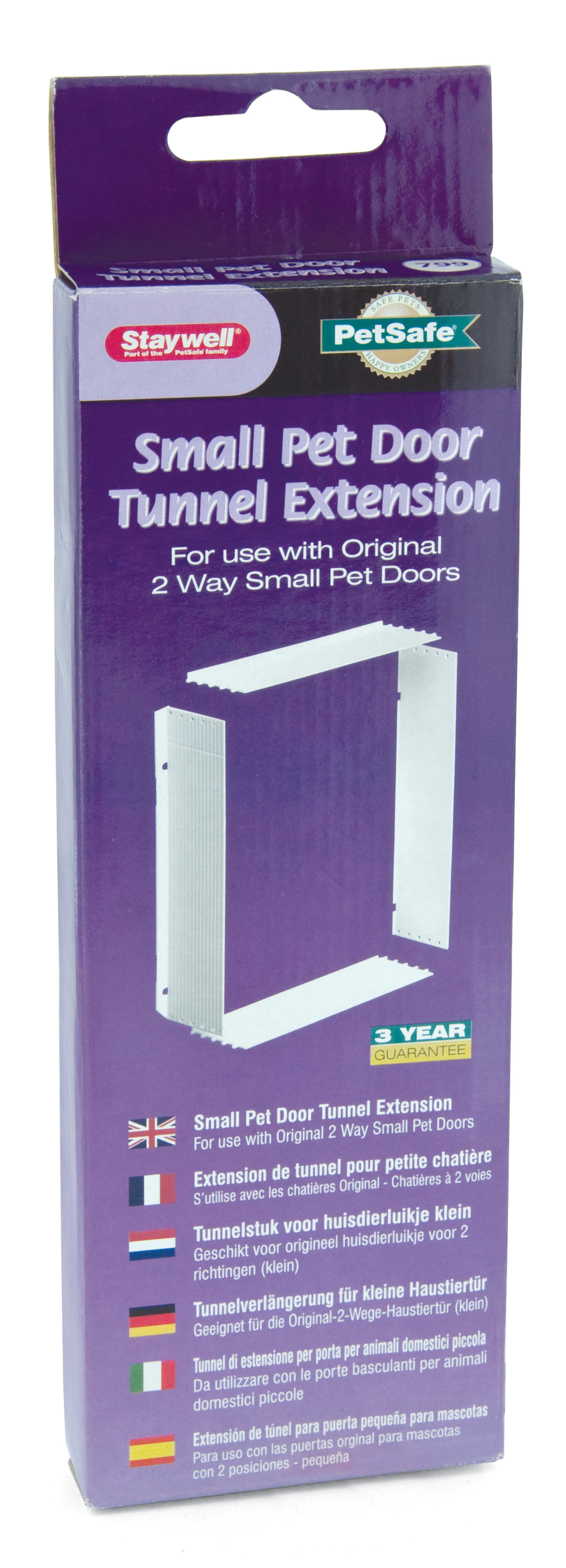 Flamingo-Paulchen Klappen & Türen Flamingo-Paulchen PetSafe Tunnelverlängerung für Staywell Original Katzenklappe, S