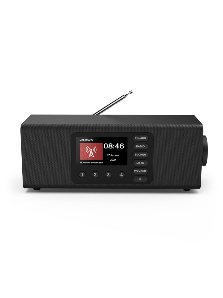 Hama DR2002BT, FM/DAB /Bluetooth® in Schwarz günstig kaufen onesize