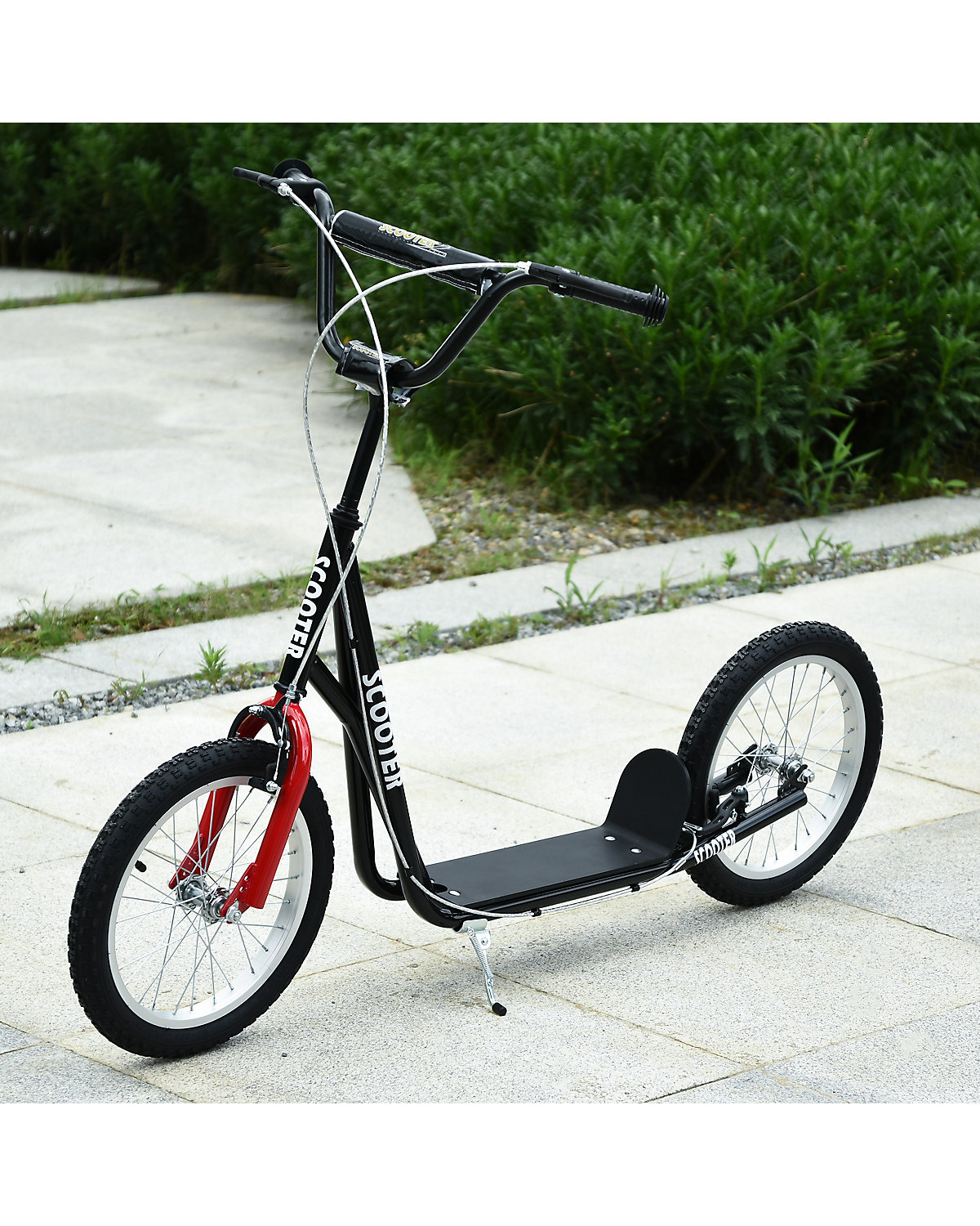 Kinderscooter mit Handbremse