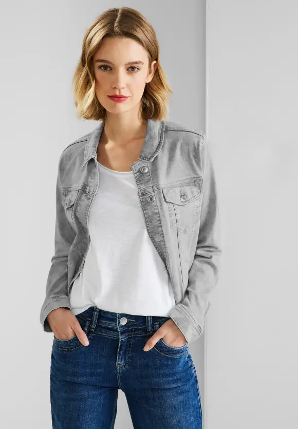 Street One Graue Jeansjacke