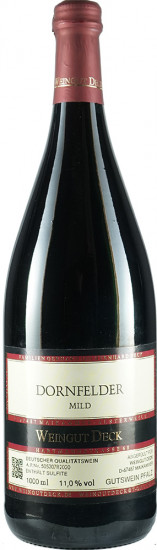 2022 Dornfelder 1,0 L - Weingut Deck