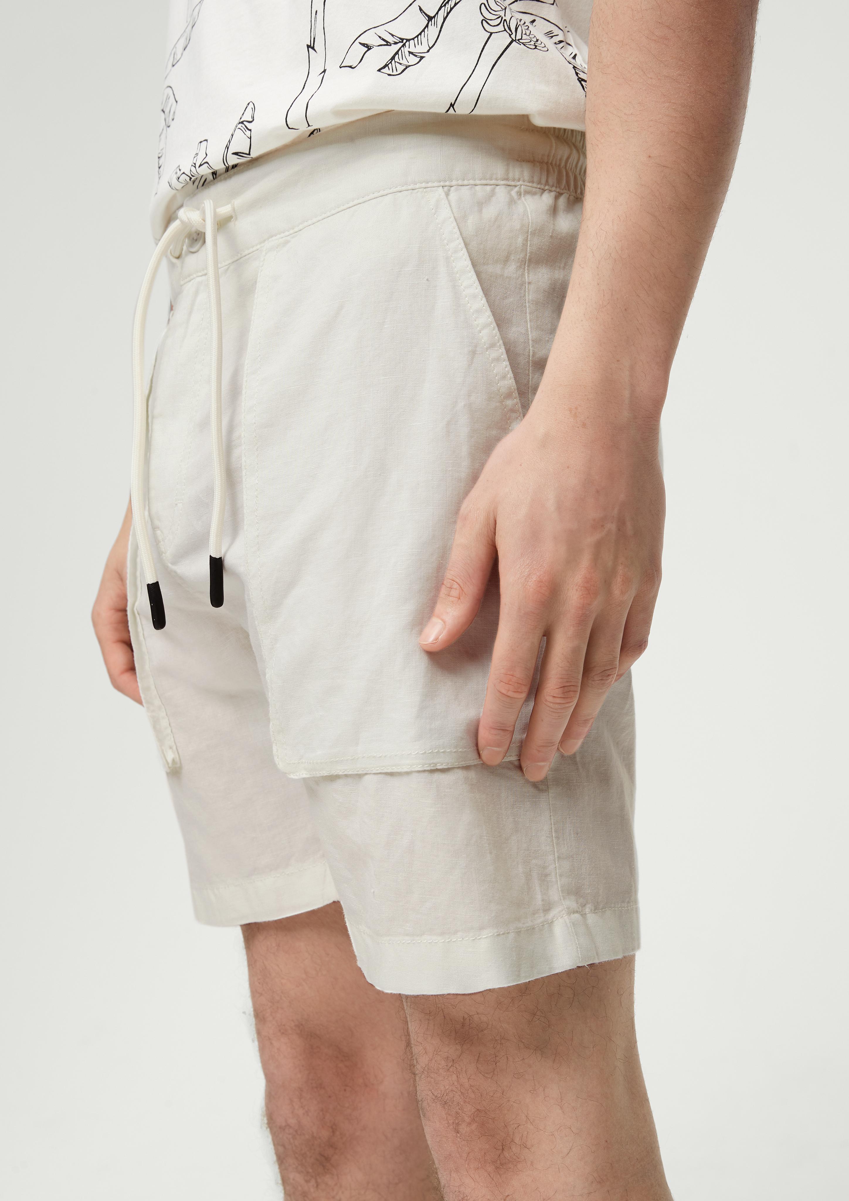 Regular: Shorts aus Leinenmix  2131609-8000