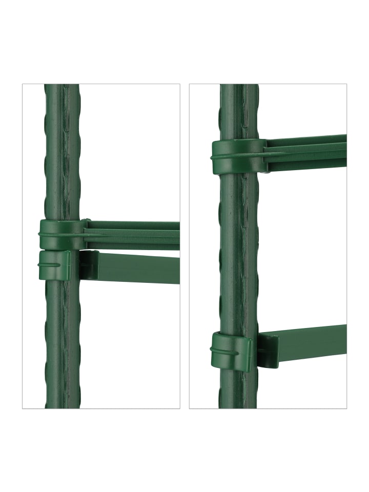 relaxdays 4 x Rankhilfe in Grün - (B)16 x (H)90 x (T)16 cm günstig kaufen onesize