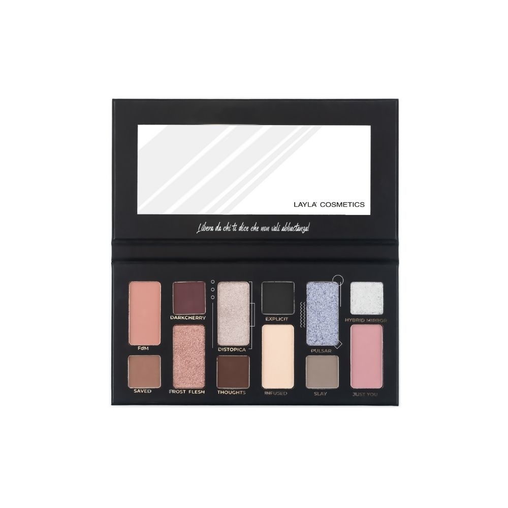 layla cosmetics #Freevola Palette de 12 Fards à paupières Yeux