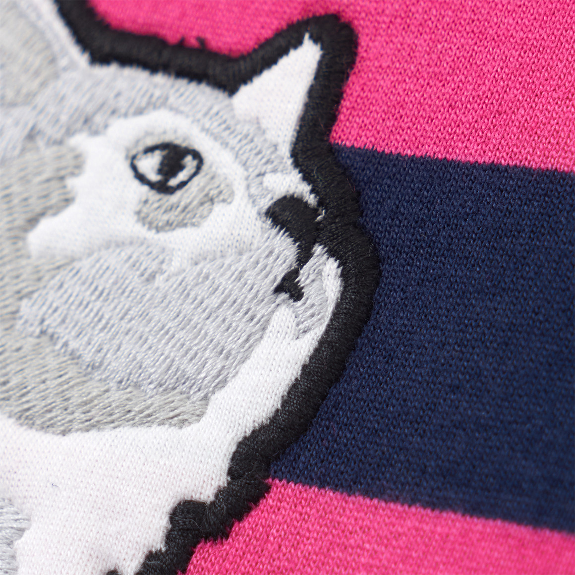 Mädchen Hoodie mit Katzen-Applikation