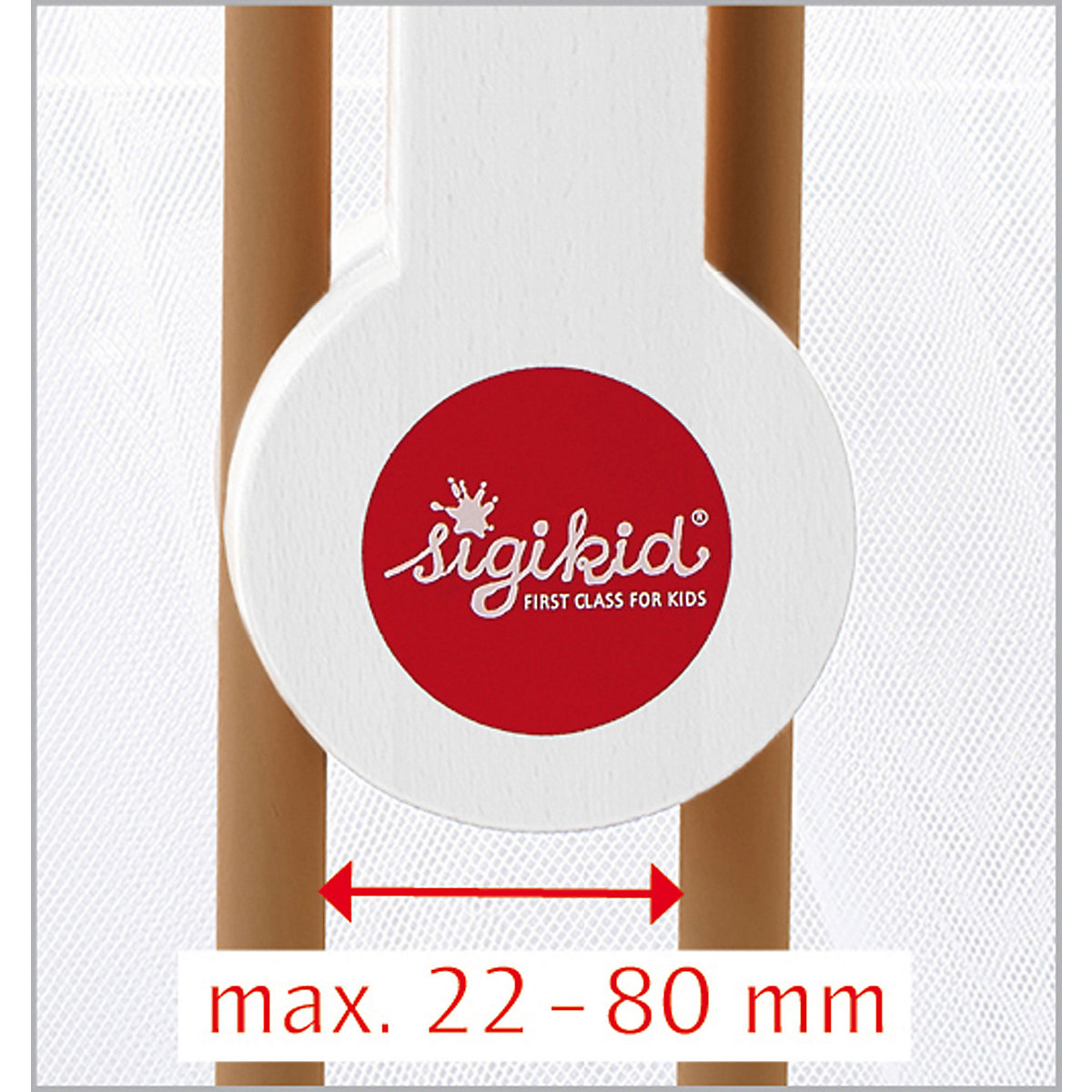 Holzrack für Mobile, weiß (75090)