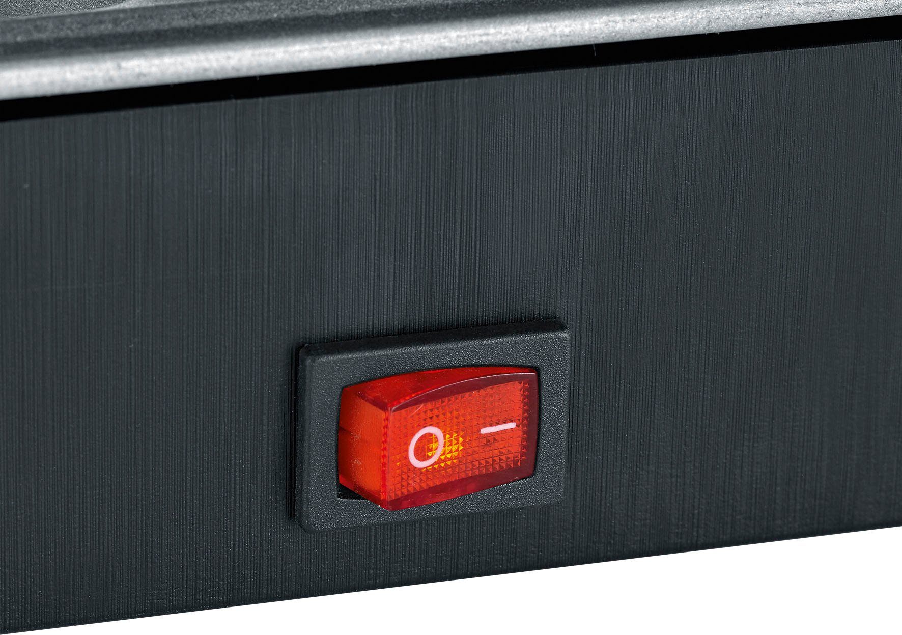 Severin Raclette RG 2370, 4 Raclettepfännchen, 600 W, Grillplatte, Antihaftbeschichtung, Kompaktes Design, Kontrollleuchte