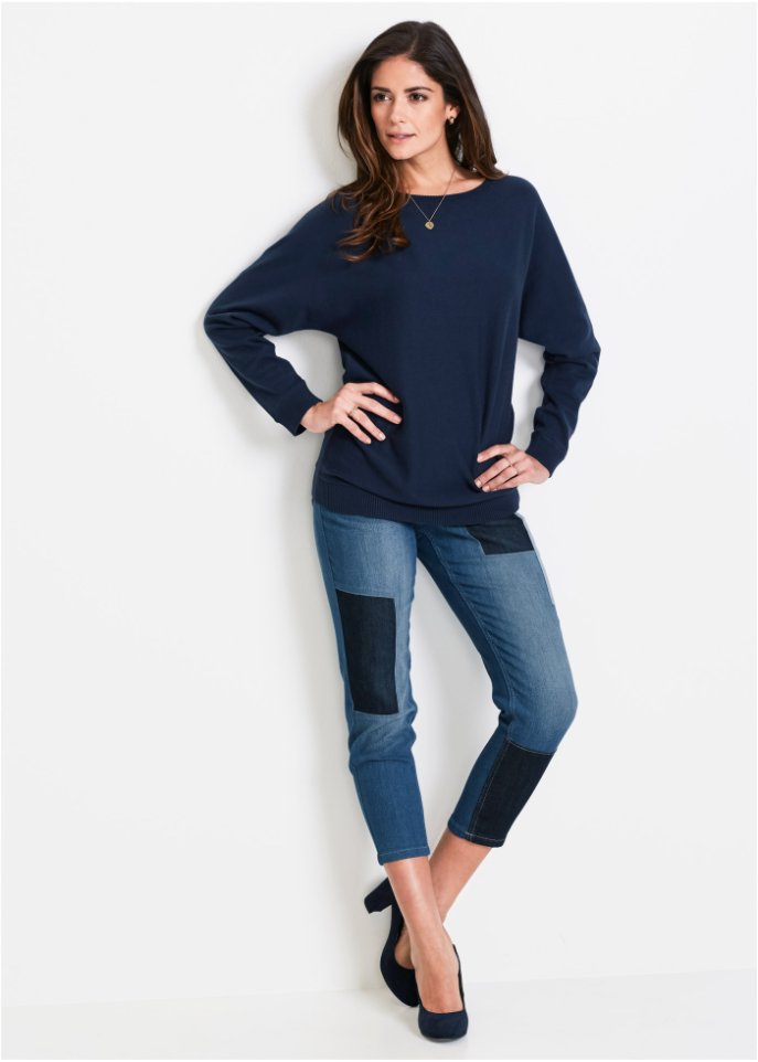 Pullover mit Fledermausärmeln