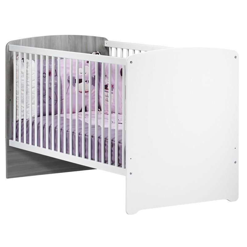 Lit bébé évolutif 140x70 Little big bed sérigraphié Nao