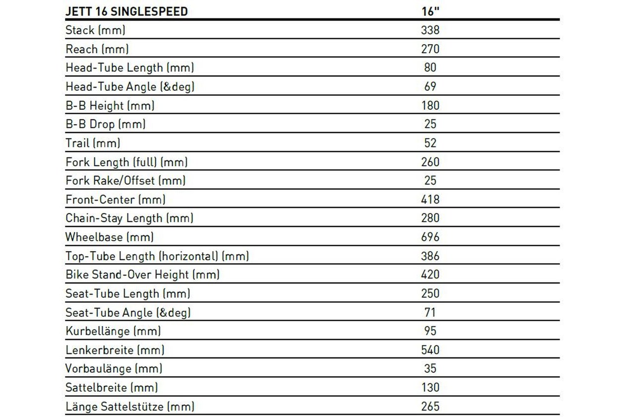 Specialized Jett 16 Singlespeed - 2023 - 16 Zoll - Diamant