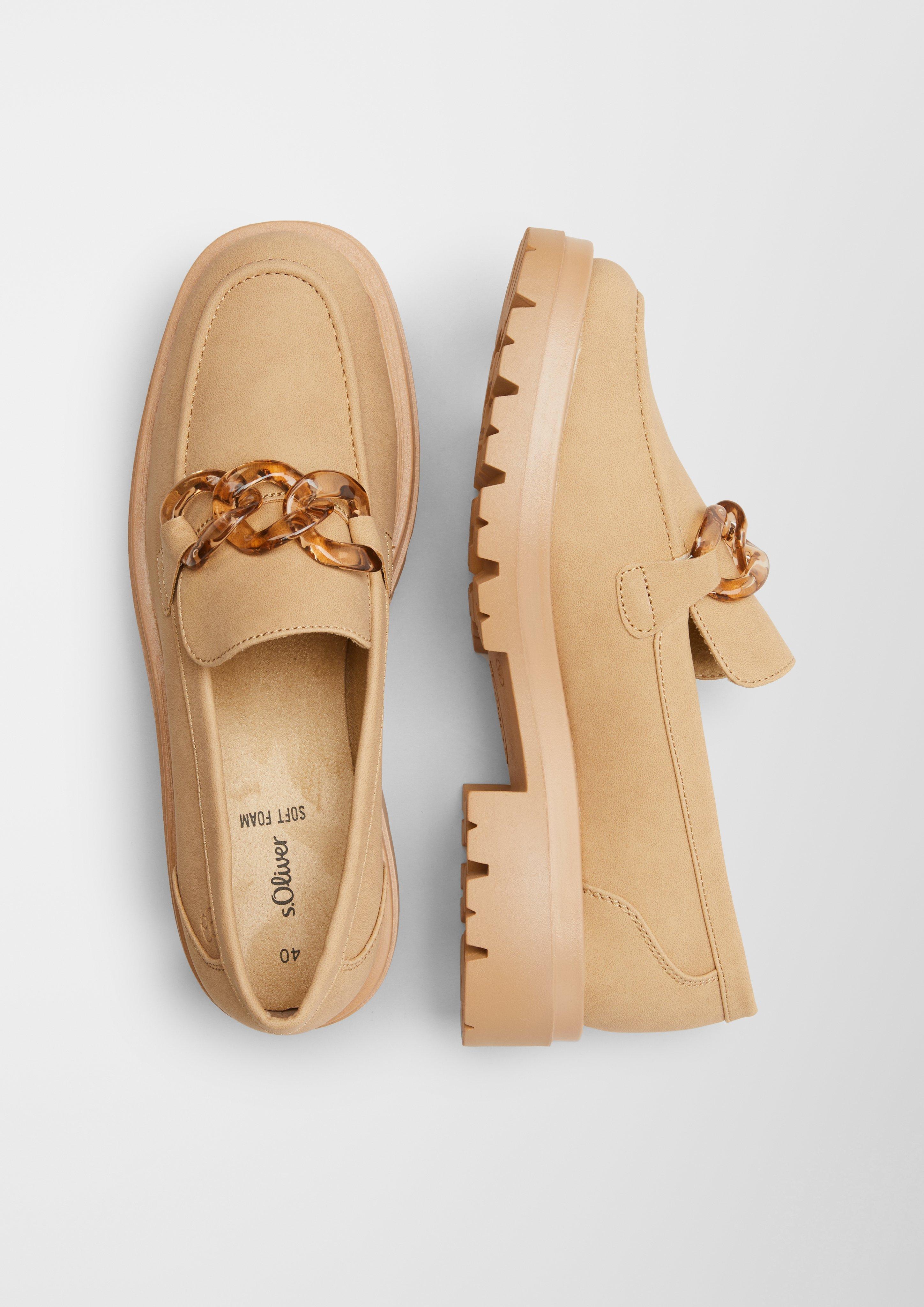 Loafer mit Ketten-Detail  6007329-337