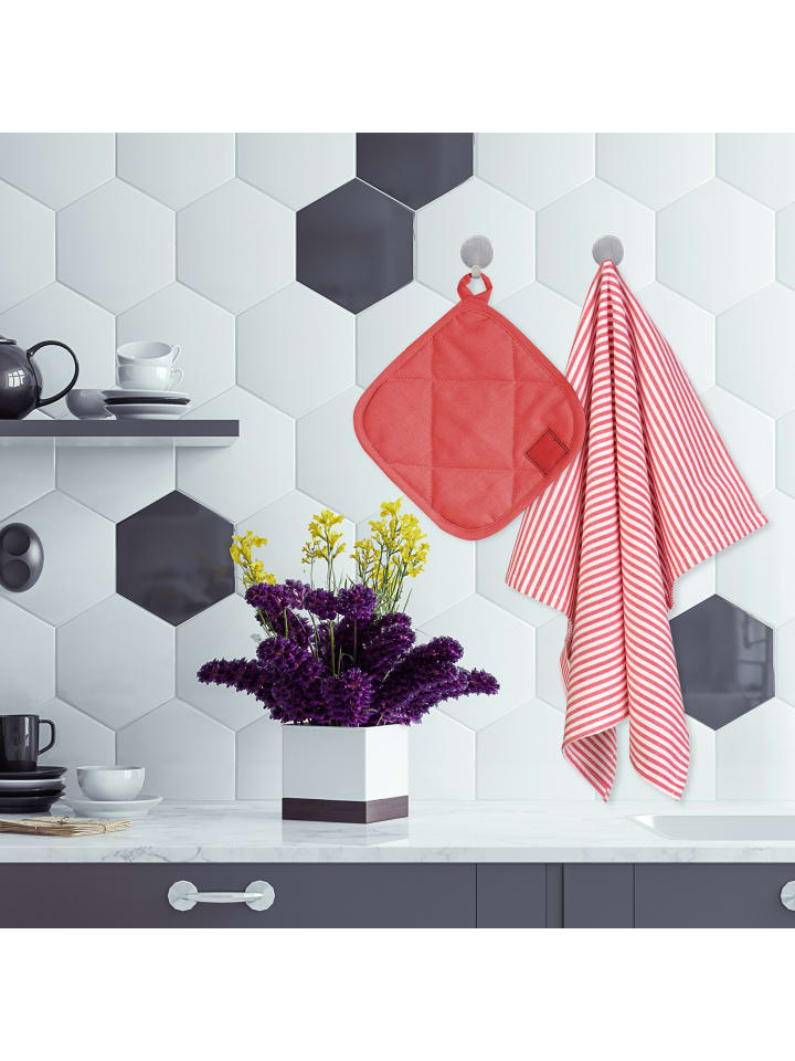relaxdays 24er Set Klebehaken in Silber günstig kaufen onesize