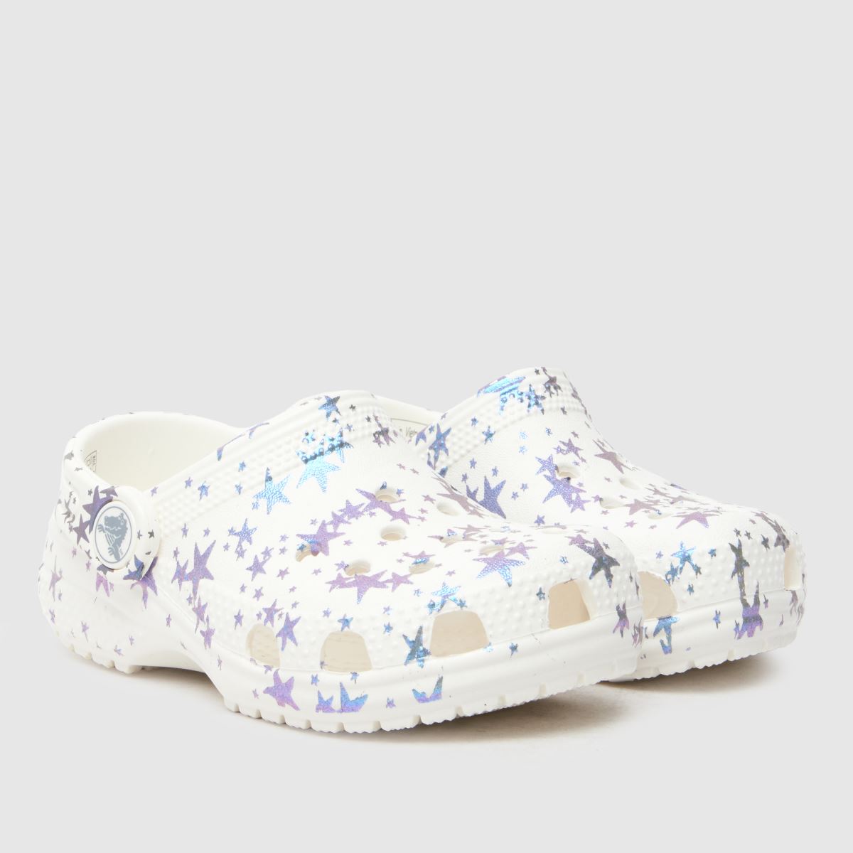 Crocs multi classic stars träsko flickor småbarnssandaler