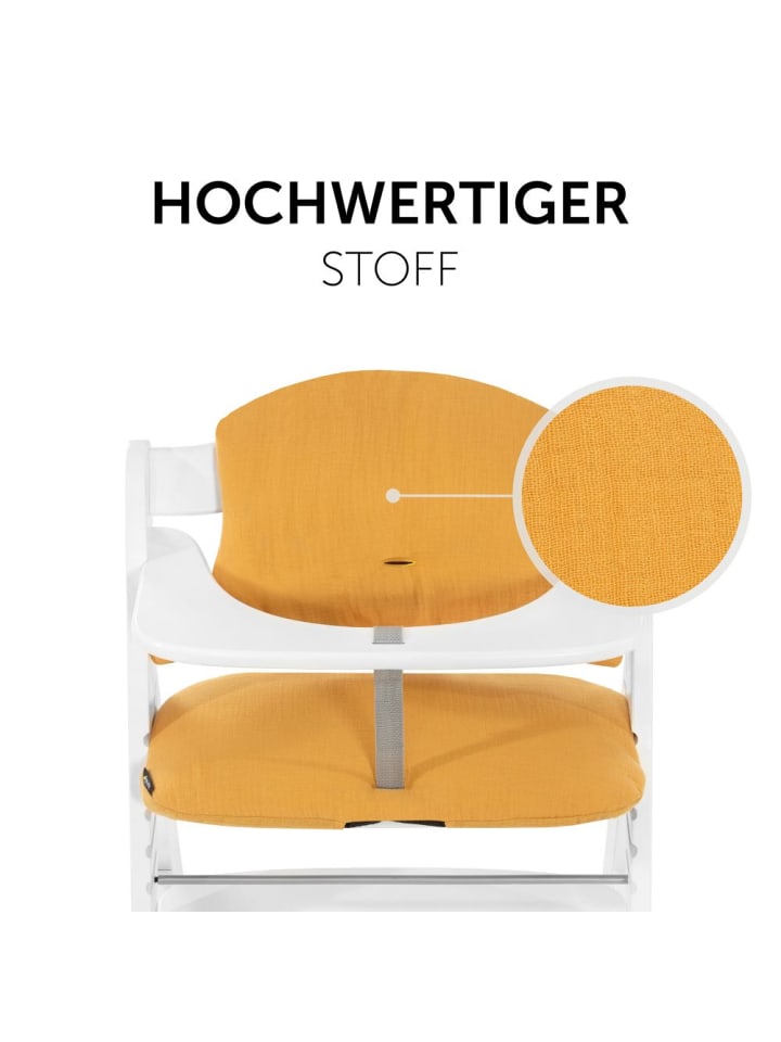 Hauck Sitzkissen / Hochstuhlauflage für Alpha Hochstuhl - in orange,gelb günstig kaufen onesize