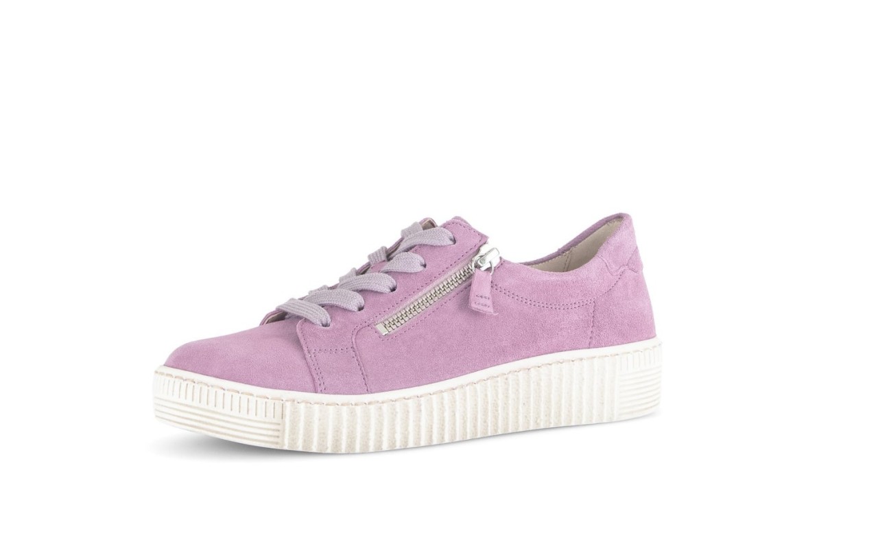 GABOR Freizeit Schnürer lila/pink Gabor Fashion Sneaker low 43.334.18 lila