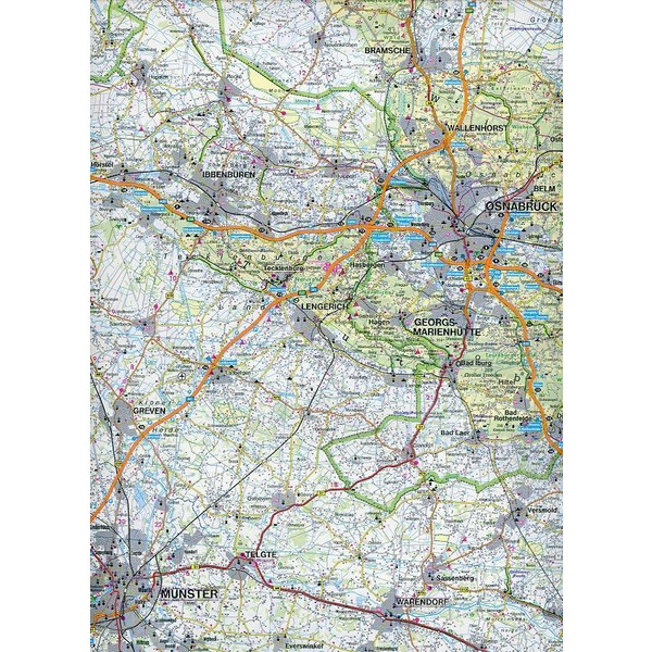 Deutschland 08 Nordrhein-Westfalen 1 : 200 000 - Wanderkarte