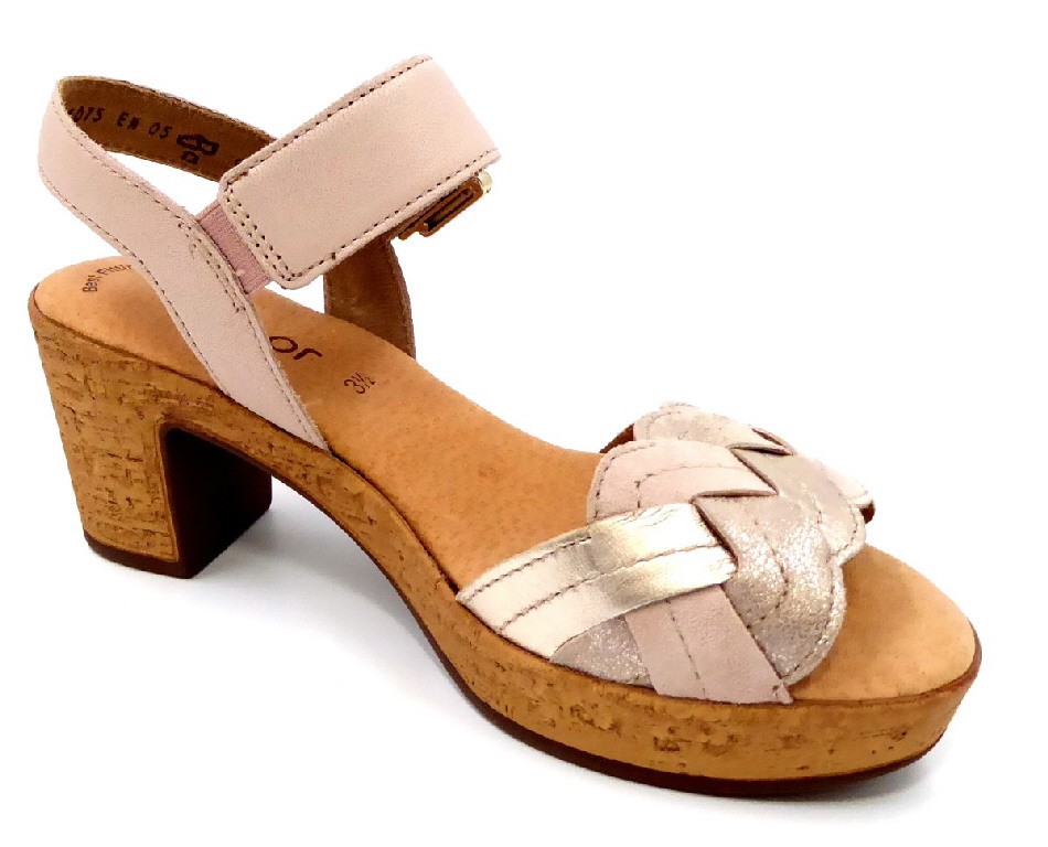 GABOR Komfort Sandalen rose Gabor Fashion Plateau Sandalen 24.763.20