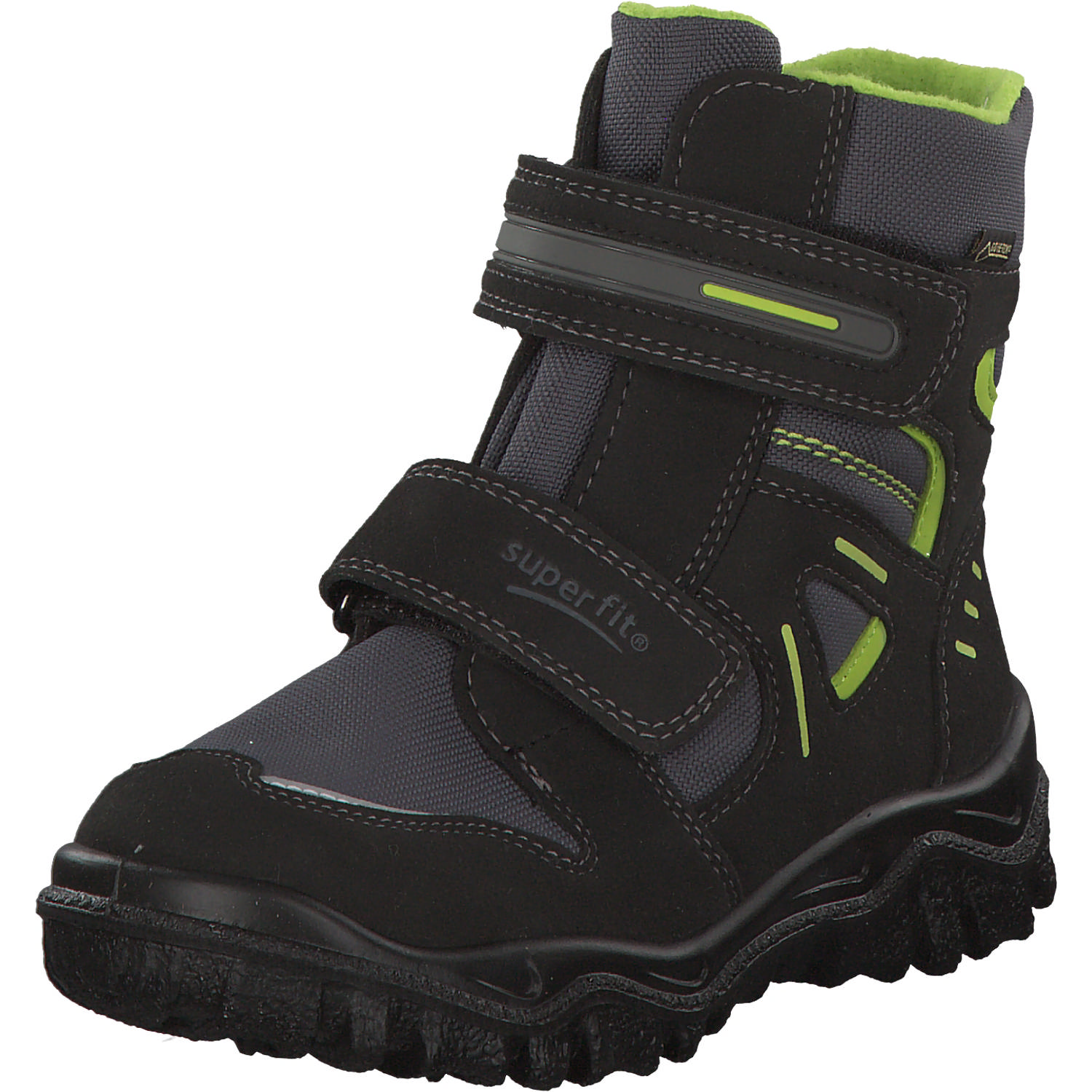 Superfit HUSKY 09080, Winterstiefel, Kinder, 22 schwarz/grün