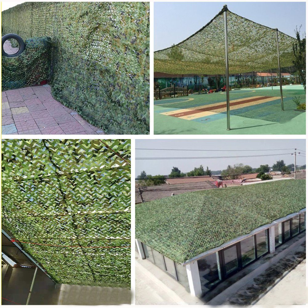 OSTWOLKE Sonnensegel 4X6M Sonnensegel Camouflage Jagd Tarnnetz Bundeswehr Army Tarnung Camo, (1-tlg)